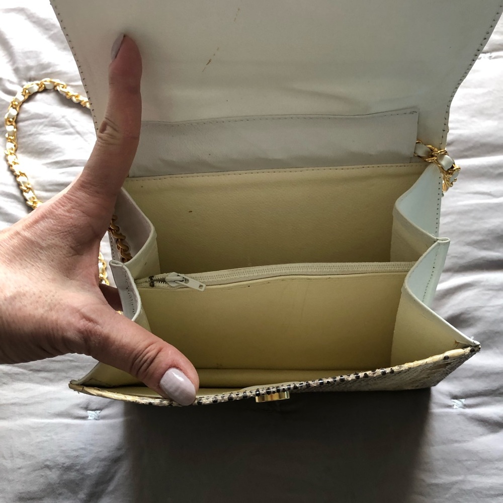 Rare vintage real snake skin bag - Picture 5 of 5